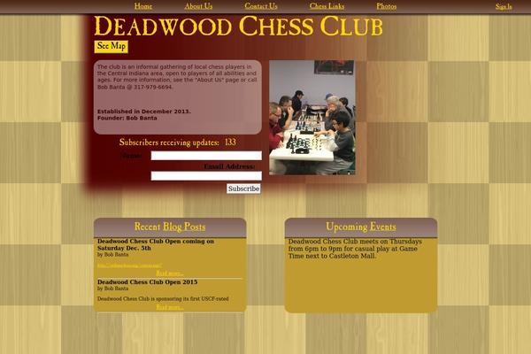 Deadwood theme site design template sample