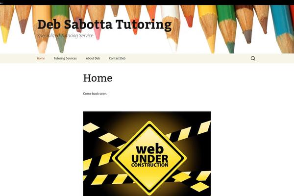Twenty Thirteen theme site design template sample
