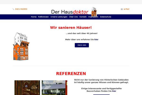 Impreza theme site design template sample