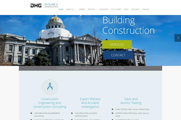 Salient theme site design template sample