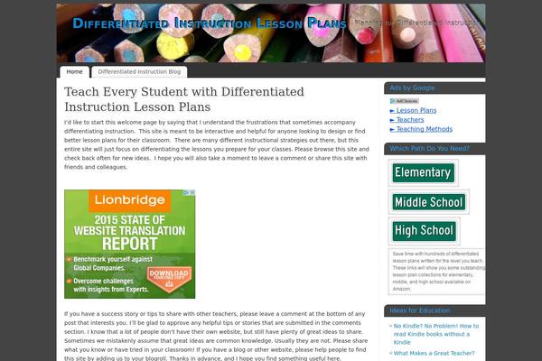 Mantra theme site design template sample