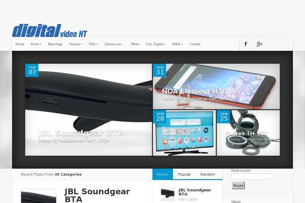 Nexus theme site design template sample