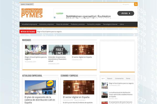 Sahifa theme site design template sample