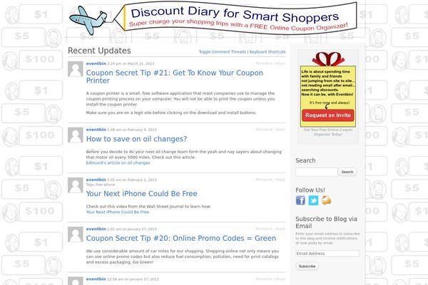 P2 theme site design template sample