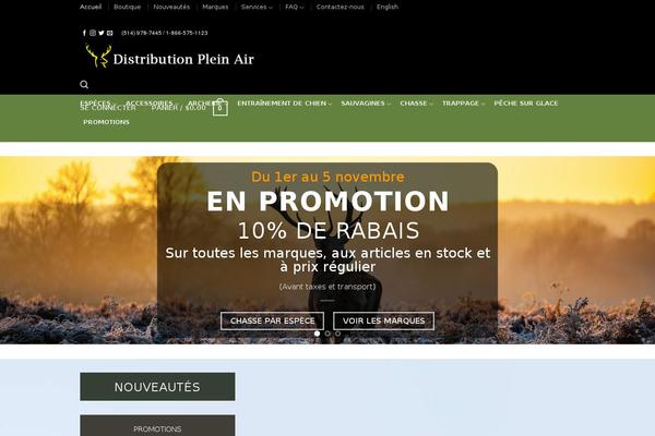 Flatsome theme site design template sample