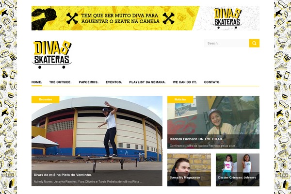 News theme site design template sample