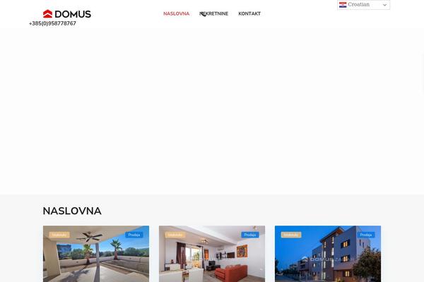 domus-zadar.com site used Domus