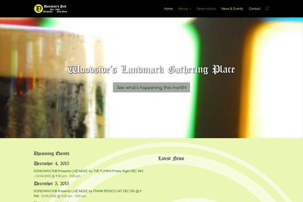 Divi theme site design template sample