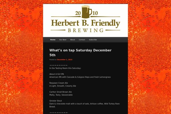 Twenty Eleven theme site design template sample