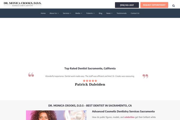 Site using WP Testimonials with rotator widget plugin