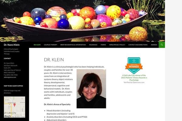Twenty Fourteen theme site design template sample