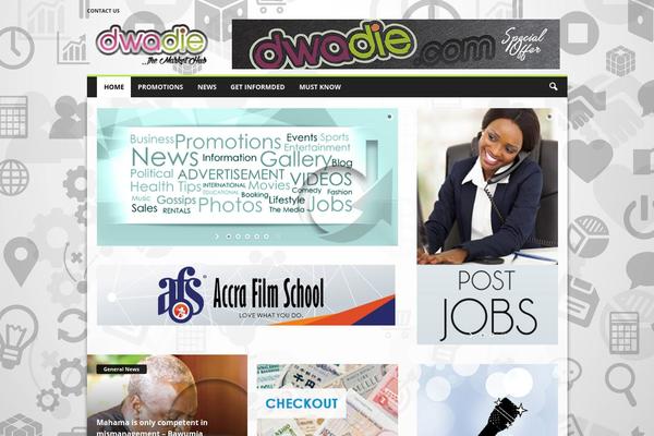 NewsMag theme site design template sample