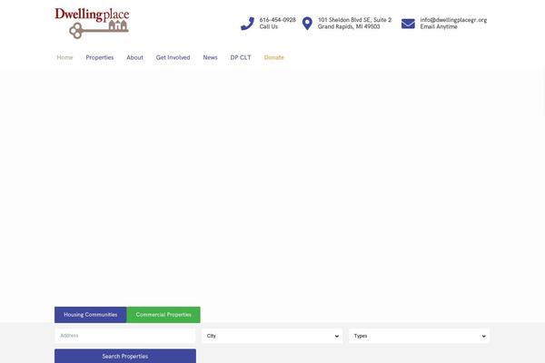WP Residence theme site design template sample
