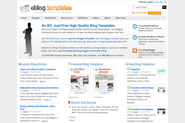 Site using WP-PageNavi plugin