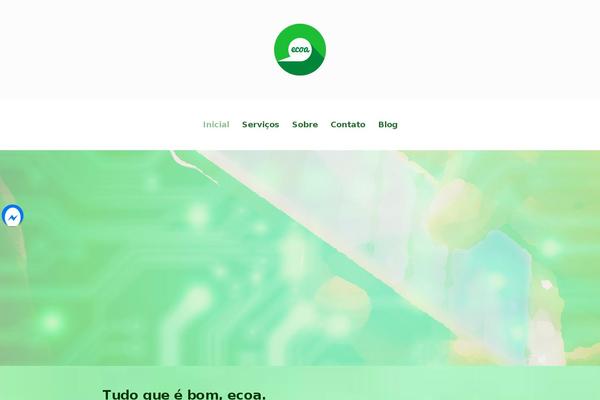 Vantage theme site design template sample