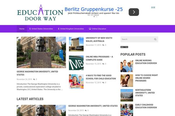 Astra theme site design template sample