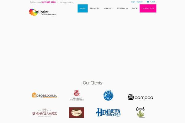 Simplicity theme site design template sample