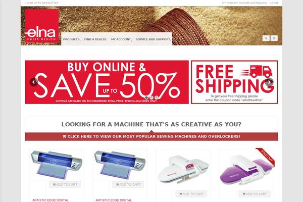Blaszok eCommerce Theme theme site design template sample
