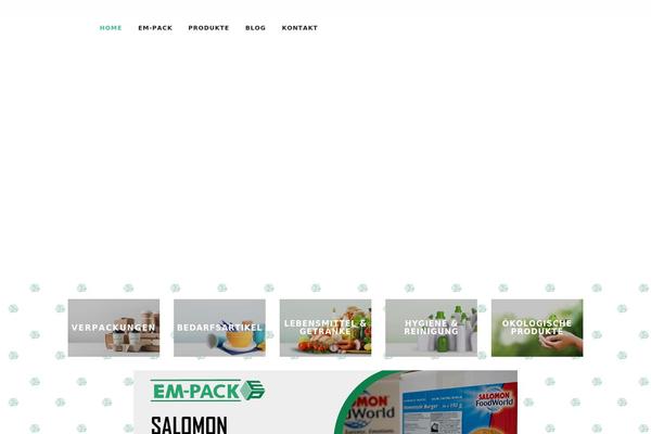Bridge Child theme site design template sample