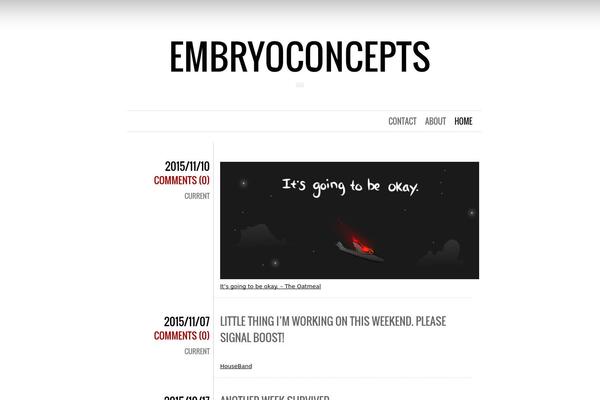 Chunk theme site design template sample