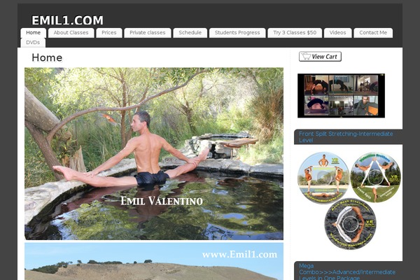 Mantra theme site design template sample