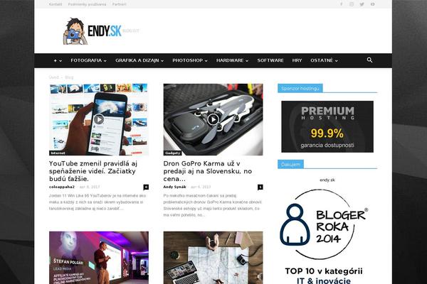 Newspaper theme site design template sample