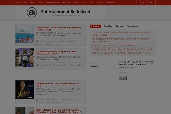 Post Slider website example screenshot