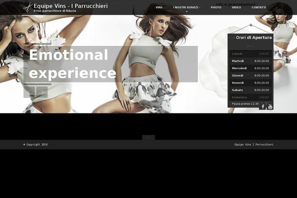 HairPress theme site design template sample