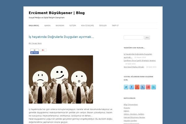 ercument.org site used Twenty Twelve