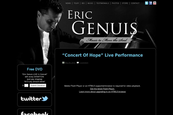 ericgenuis.com site used zeeDisplay