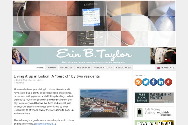 Thesis 1.8.5 theme site design template sample