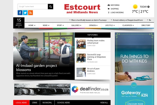 ts4-child-estcourt-and-midlands-news theme websites examples
