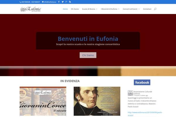 Divi theme site design template sample