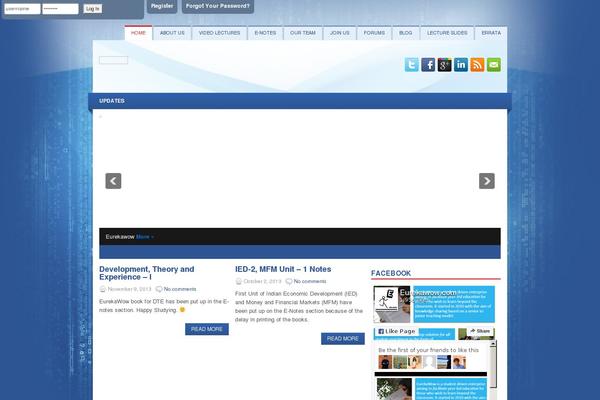 Learner theme site design template sample