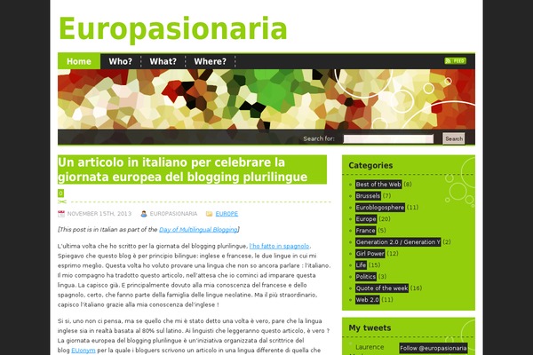 europasionaria.eu site used Fancy