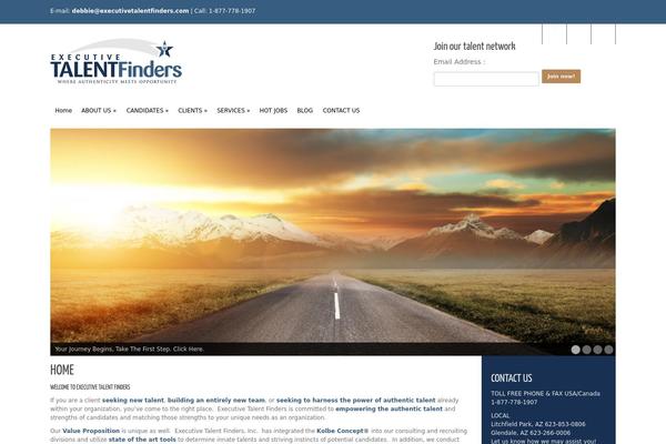 Ultimatum theme site design template sample