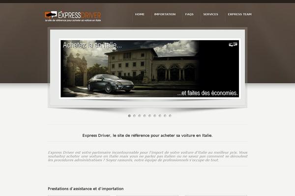 Karma theme site design template sample
