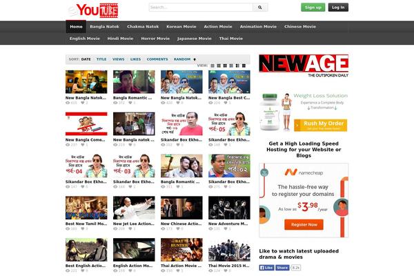 Site using Automatic Youtube Video Posts Plugin plugin