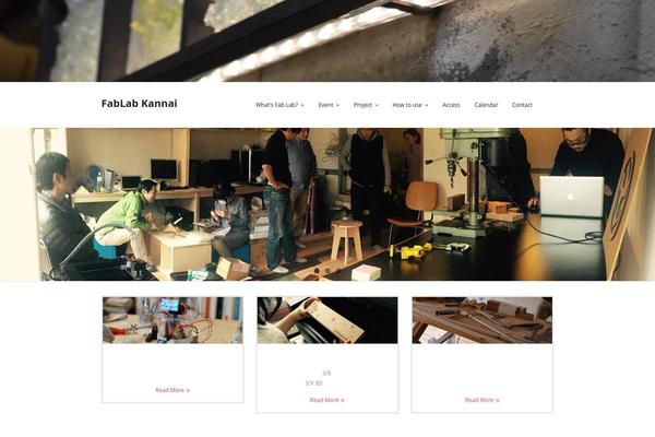 Twenty Twelve theme site design template sample
