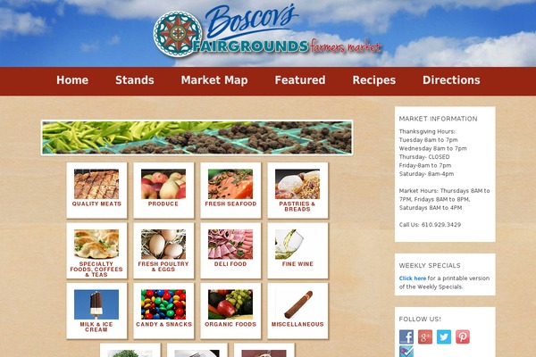 fairgroundsfarmersmarket.com site used BeTheme Child