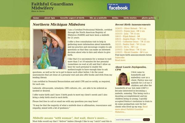 Going Green theme site design template sample