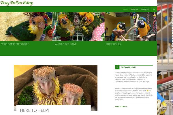 Twenty Fourteen theme site design template sample