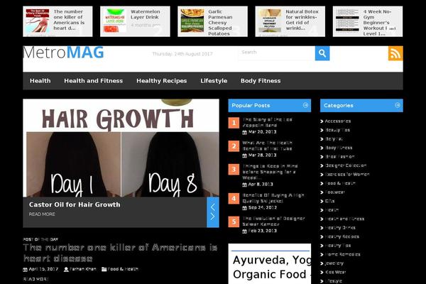 Zox-news theme site design template sample