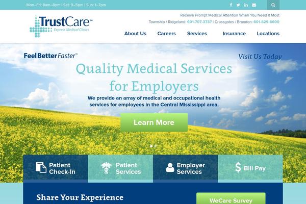 trustcareexpressmedicalclinics theme websites examples
