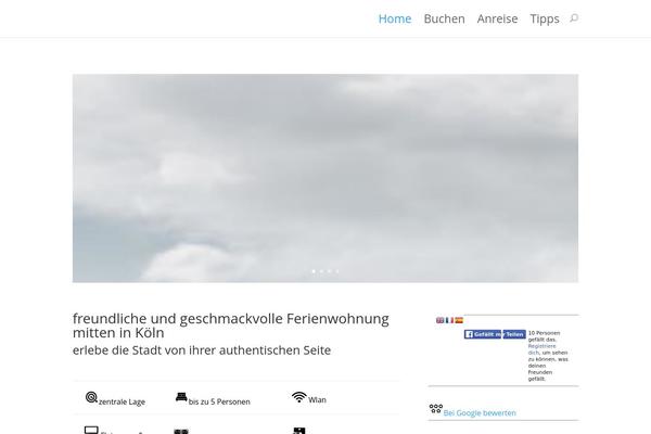Divi theme site design template sample