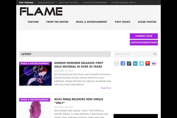 Point theme site design template sample