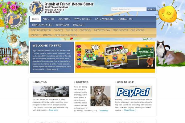 Enterprise theme site design template sample
