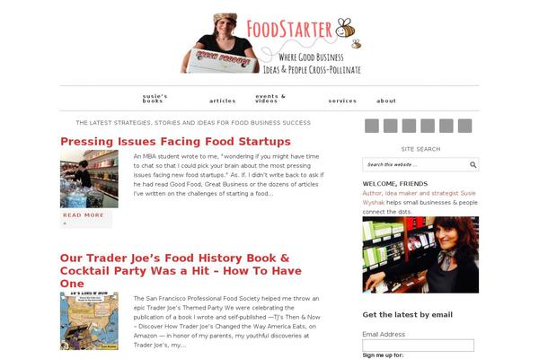 Foodie Pro theme site design template sample