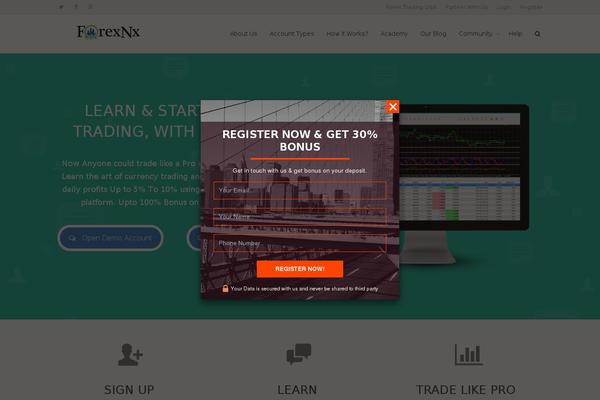 Site using Arscode-ninja-popups plugin
