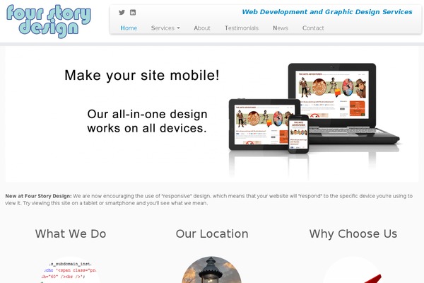 Customizr theme site design template sample